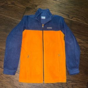 Columbia Fleece Jacket boys size 14-16 L, EUC